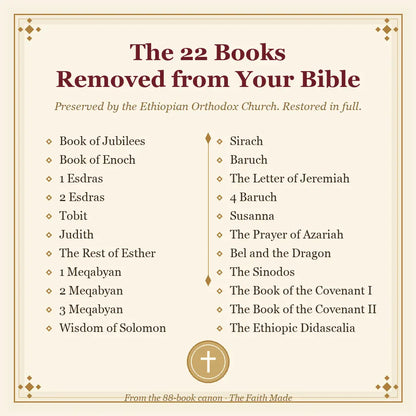 The FaithMade™️ Complete Ethiopian Bible