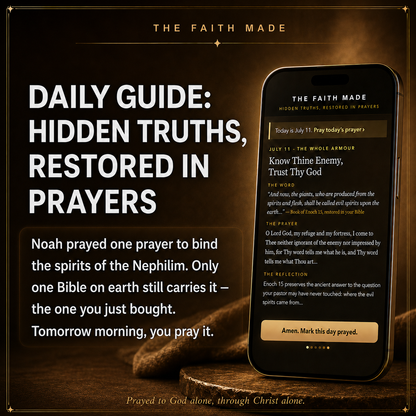 DAILY GUIDE: HIDDEN TRUTHS, RESTORED IN PRAYERS